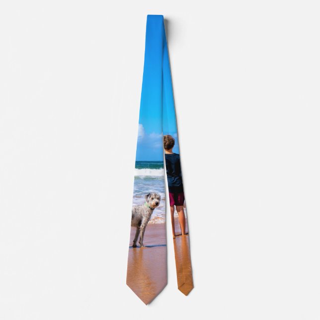 Personalized Custom Photo Neck Tie Your Own Design (Front)