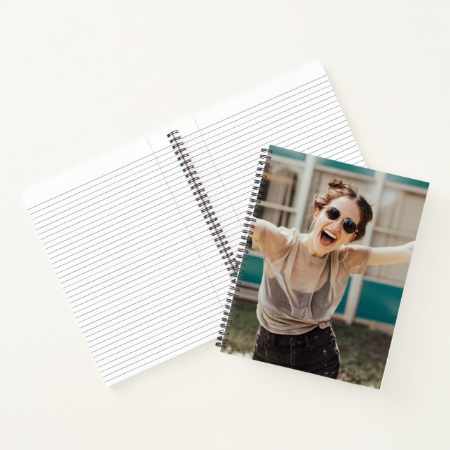Personalized Custom Photo Spiral Notebook (Inside)