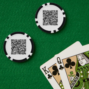 Personalized Custom QR Code Poker Chips