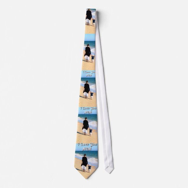 Personalized Custom Your Mom Photo Neck Tie (Front)