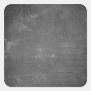 Personalized Custom Your Own Black Chalkboard Square Sticker