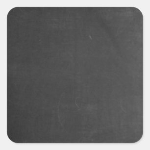 Personalized Custom Your Own Black Chalkboard Square Sticker
