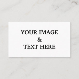 Personalized Custom Your Own Photo  Business Card