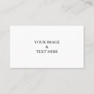 Personalized Custom Your Own Photo Business Card