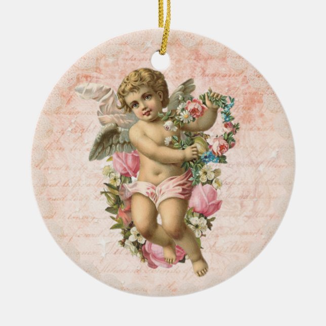 Personalized Custom Your Own Photo Ceramic Ornamen Tree Decoration (Front)