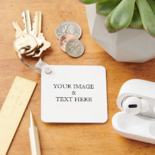 Personalized Custom Your Own Photo Key Ring