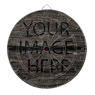 Personalized Custom Your Own Photo & Text Dart Boa Dartboard