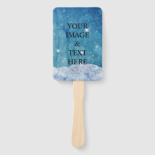 Personalized Custom Your Own Photo & Text  Hand Fa Hand Fan