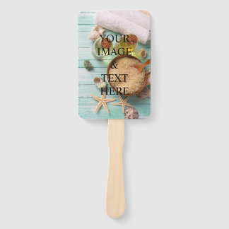Personalized Custom Your Own Photo & Text Hand Fan