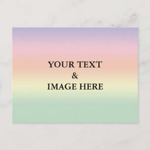 Personalized Custom Your Own Photo & Text Postcard