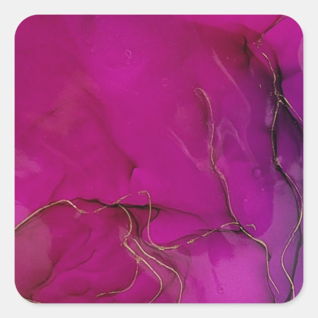 Personalized Custom Your Own Photo & Text Square Sticker (Front)