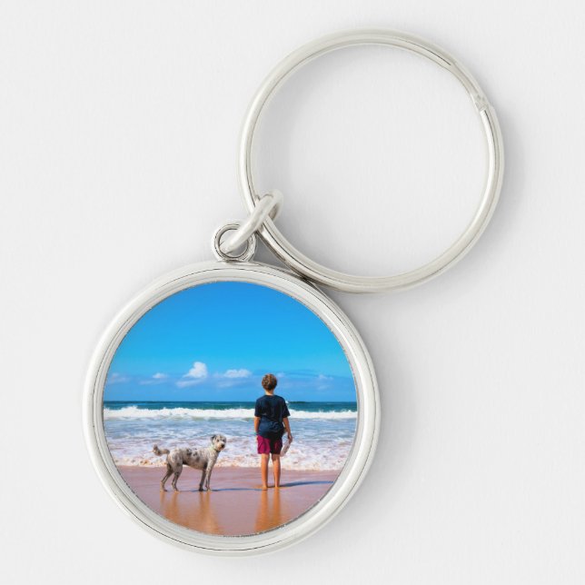 Personalized Custom Your Pet Photo Keychain (Front)