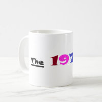 Personalized Customized 1970's Coffee Mug