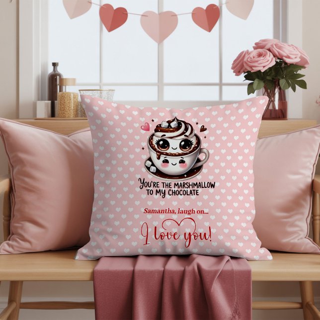 Personalized Cute Cartoon Food Love Pillow (Personalized Cute Cartoon Food Love Pillow)