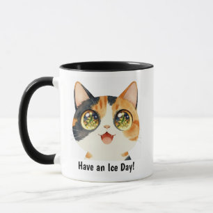 Personalized Cute Cat Ice Day Gift Mug