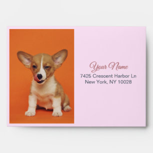 Personalized Cute Dog Pet Photo for Special Love Envelope
