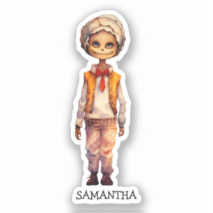 Personalized Cute Kid Zombie Halloween (5)