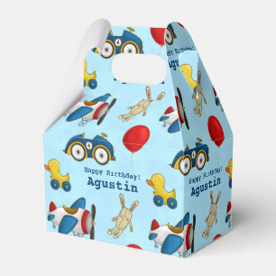 Personalized Cute Kids Toys Pattern Favour Box