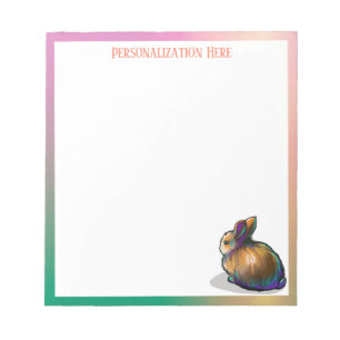 Personalized Cute Little Bunny Notepad