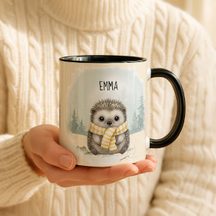 Personalized Cute Owl Mug, Woodland Forest Animal Mug