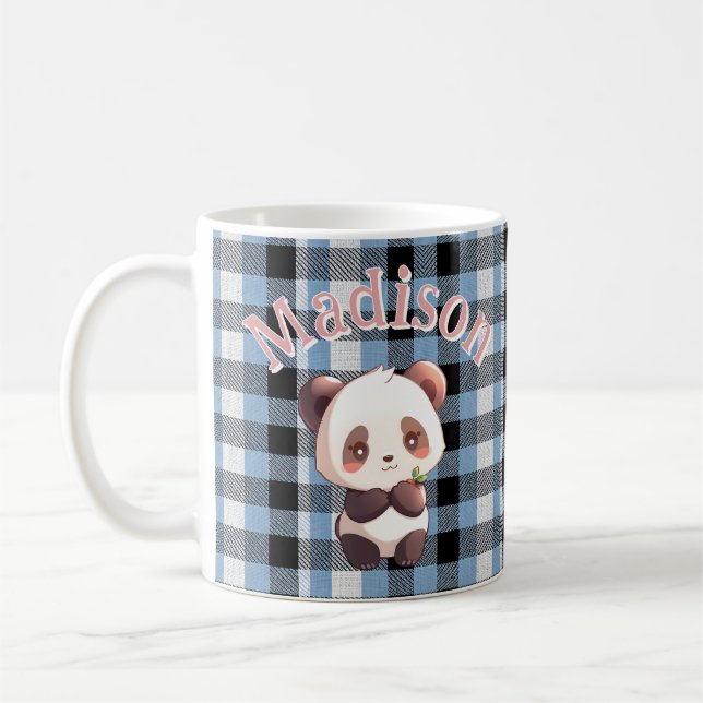 Personalized Cute Panda Coffee Mug (Left)