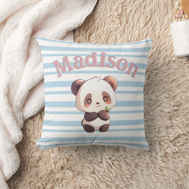 Personalized Cute Panda Cushion (Blanket)