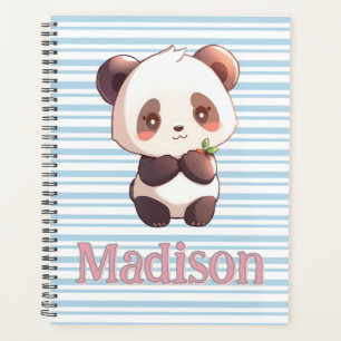 Personalized Cute Panda Planner