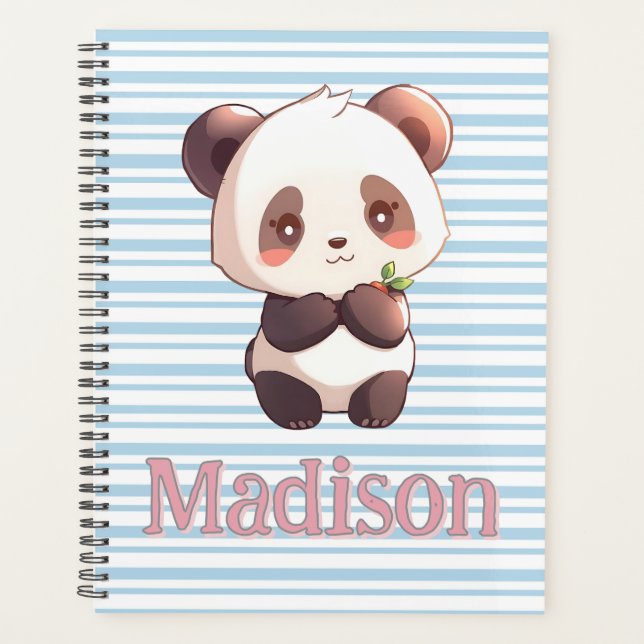 Personalized Cute Panda Planner (Front)