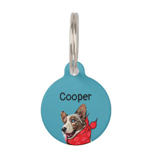 Personalized Cute Pembroke Welsh Corgi Pet Tag