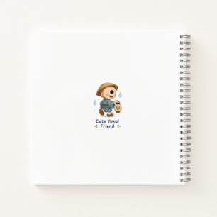 Personalized Cute Yokai Friends Mug Custom Name Notebook