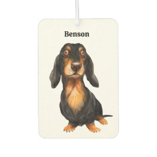 Personalized Dachshund Car Air Freshener