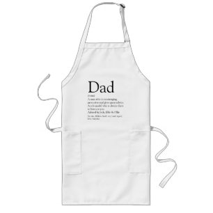 Personalized Dad Definition Quote Saying Long Apron