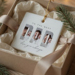 Personalized Dad Photo Christmas | Best Dad Ceramic Ornament<br><div class="desc">Personalized Dad Photo Christmas Ornament – Best Dad Ever Gift Celebrate the holidays with a meaningful keepsake your dad will treasure year after year. This personalized Christmas ornament features bold “Best Dad Ever” lettering filled with your favorite photos, creating a heartfelt and unique decoration for the tree. Perfect as a...</div>