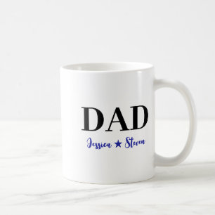 Personalized Dad Script T Shirt Coffee Mug