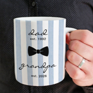 Personalized Dad to Grandpa Mug Gift