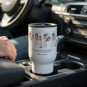 Personalized Dad Travel Mug with Photo   Best Dad 