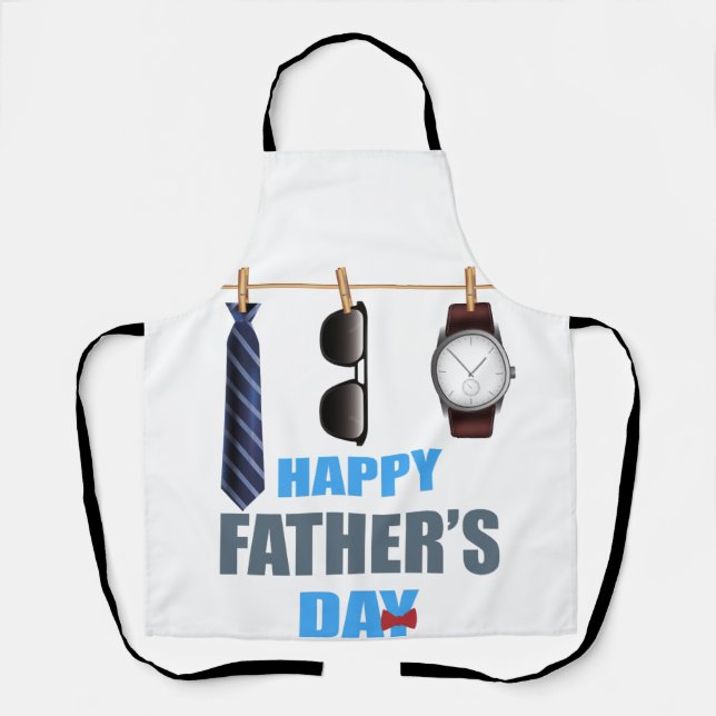 Personalized "Dad's Grilling Apron" Apron (Front)