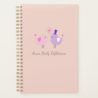 Personalized Daily Reflections Notebook - Cute  Planner