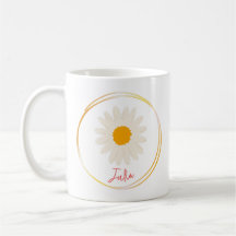 Personalized Daisy Mug Gift  