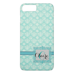 Personalized Damask iPhone 7 Plus Case