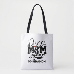 Personalized Dance Mom Squad Tote Bag