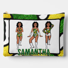 Personalized Dancer Green Yellow Camo #2