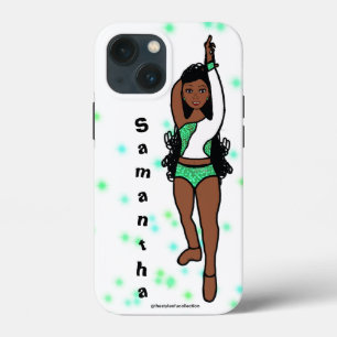 Personalized Dancer iPhone / iPad case Green Spark