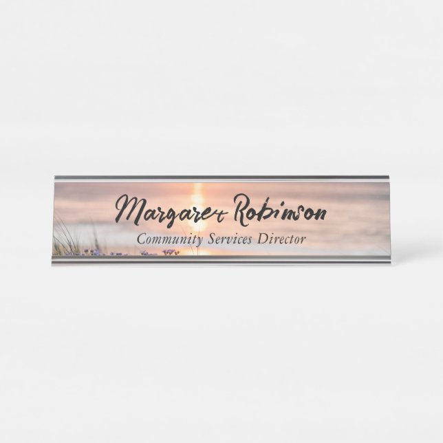PERSONALIZED DESK NAME PLATE (Front)