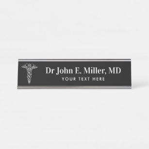 Doctor Desk Name Plates Zazzle Uk