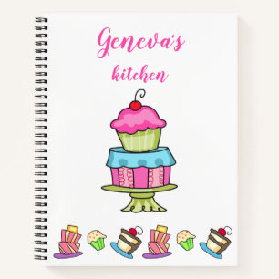 Personalized Dessert Notebook