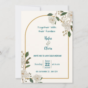 Personalized Digital Wedding Invitation – Modern E
