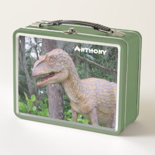 Personalized Dinosaur - Allosaurus  Metal Lunch Box