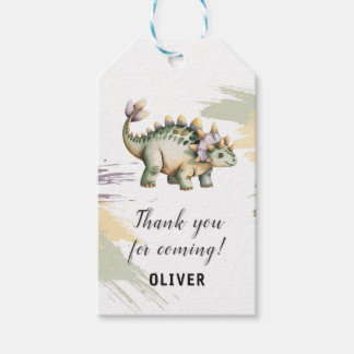 Personalized Dinosaur Thank You Gift Tags