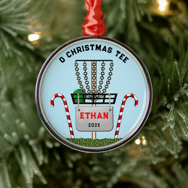 Personalized Disc Golf Collectible 2022 Metal Tree Decoration (Tree)
